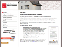 Tablet Screenshot of isoklinker-bt.de